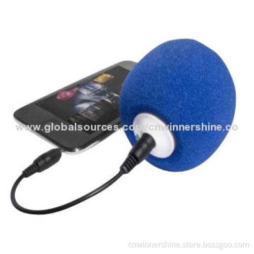 Music Balloon Speaker, Soft and Funny, Built-in Rechargeable Battery